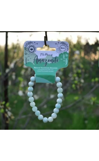 Amazonite kralen armband